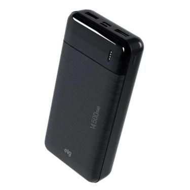 Imagem de Power Bank Carregador Portátil ELG Essential PB145BK - 10W - Quick Charge - 14500mAh - USB - Preto