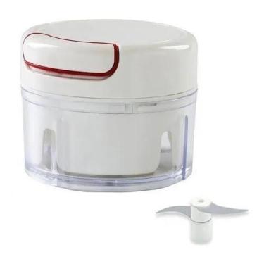 Imagem de Mini Processador Triturador Alimentos Manual Tempero Legumes Verdura C