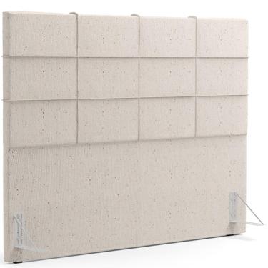 Imagem de Cabeceira Cama Box Casal 140 Cm Roma W01 Linho Cru - Lyam