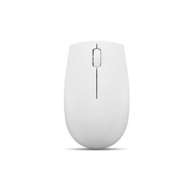 Imagem de Mouse Sem fio Lenovo 300, Wireless, Ambidestro, Branco - GY51L15677-Unissex