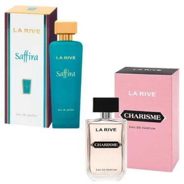 Imagem de Kit Feminino La Rive Perfume Saffira EDP 90ml Perfume Charisme EDP 90m