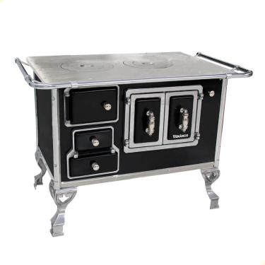 Imagem de Fogão A Lenha Tradicional Venâncio N graus 2 Preto Porta Dupla Sem Tampa Direito 21769