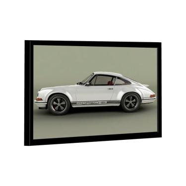 Imagem de Quadro Porsche 911 Branco Metálico Lado -- Br Artes