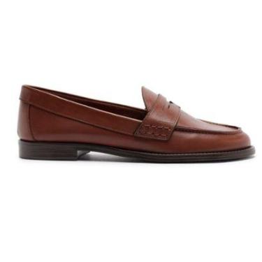 Imagem de Mocassim Feminino Couro Casual Lançamento Arezzo-Feminino