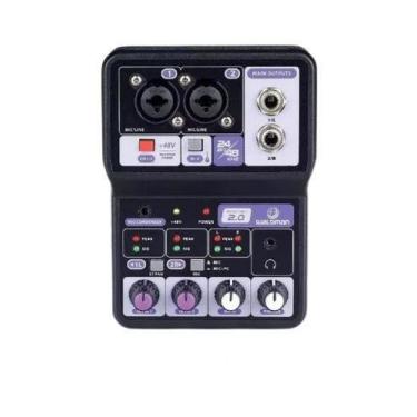 Imagem de Mesa De Som Waldman 2 Canais Com Interface Podcast 2.0 Usb