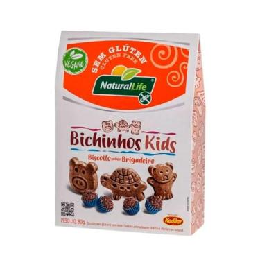 Imagem de Biscoito Bichinhos Kids Brigadeiro NaturalLife 80g