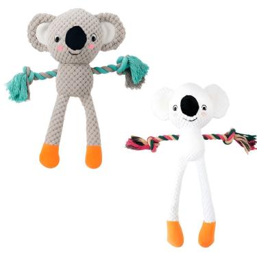 Imagem de Brinquedo Pet de Pelúcia em Formato de Coala Fluffie CB4384 para Cães 6x19x38cm 01 Unidade