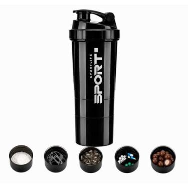 Imagem de Shakeira Coqueteleira Academia 500ml Mixer para Suplementos e Bebidas 