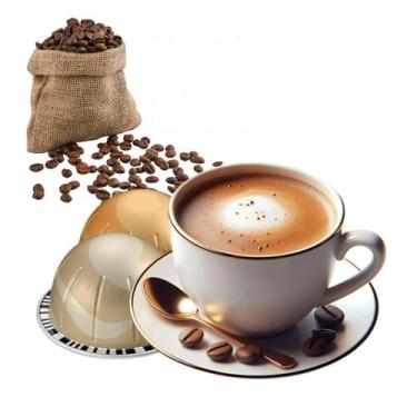 Imagem de Cápsulas de Café Pacote com 20 Unidades Sabor Baunilha Doce e Caramelo