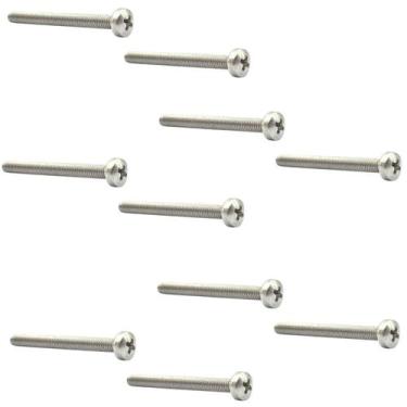 Imagem de 10 parafuso inox para captador humbucker guitarra 3x30mm mxp