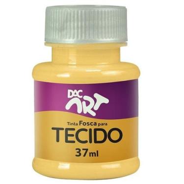 Imagem de Tinta Fosca para Tecido 37ML Amarelo Pessego DAC