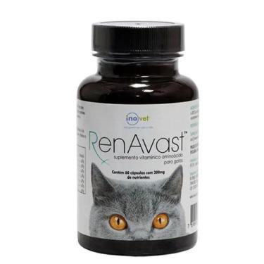 Imagem de Renavast Inovet Gatos 300mg 60 Cápsulas Suplemento Alimentar