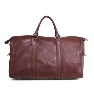Imagem de Bolsa de Viagem de Couro Alain - Relicário, Marsala