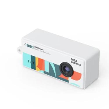 Imagem de Câmera Digital Retrô Com Chaveiro, Mini Filmadora 1080P Com Suporte Pa
