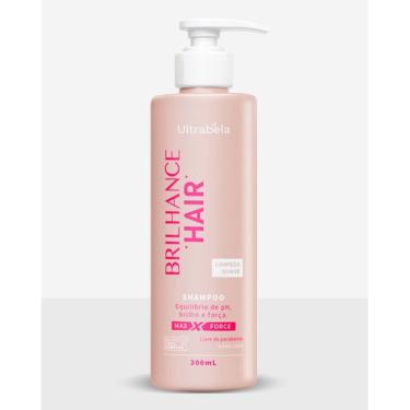 Imagem de Shampoo brilhance hair max force - limpeza suave equilibrio do ph - brilho - força - ultrabela
