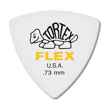 Imagem de Jim Dunlop Palheta de guitarra amarela Dunlop Tortex Flex Triângulo 0,73 mm (456P.73)