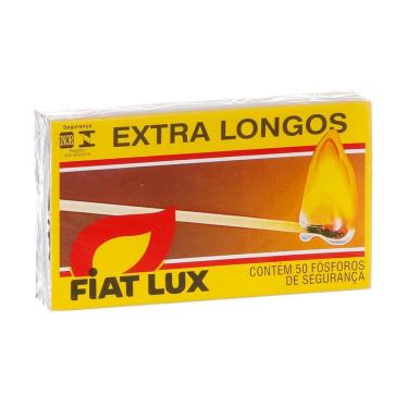 Imagem de Fósforo Extra Longo Com 50 Palitos Com 9,5Cm Fiat Lux