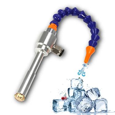 Imagem de Pistola de resfriamento a ar frio, 130 mm, mini liga de alumínio, Vortex, ar frio, arma de resfriamento a seco com tubo flexível para furadeira de moagem