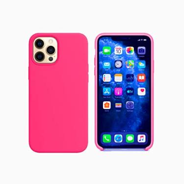 Imagem de Capinha Slim Case Colorida Compatível Com IPhone 13 PRO Vermelha,Preta, Laranja, Amarela, Azul, Rosa, Pink, Branca, Lilás, Marrom, Verde, Roxo Com 3 Camadas De Proteção PREMIUM ONYK (ROSA PINK)