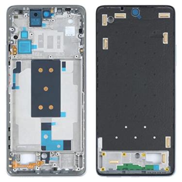 Imagem de HONGYAN Peças de substituição de telefone celular Placa de moldura de quadro LCD da casa frontal original para Xiaomi Mi 11t / 11t Pro Acessórios telefônicos