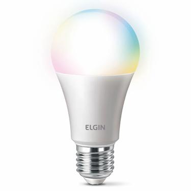 Imagem de Smart Lâmpada LED A60 Colorida Inteligente 10W com WiFi Elgin Bivolt