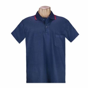Imagem de Kit 3 Camisa Polo Com Bolso Plus Size Masculina  G1 Ao G4 - Estilo De