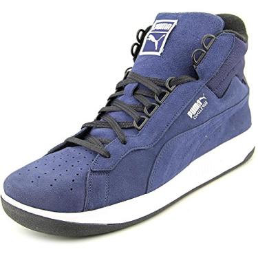 Imagem de PUMA Men's Challenge Winter Peacoat/Ankle-High Suede Fashion Sneaker - 9M