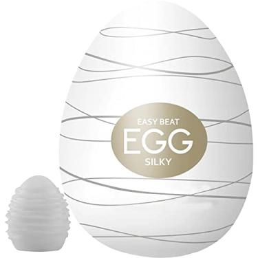 Imagem de Ovo Mastubador Penis Punheta Silky Egg Estimulo Sexshop Flexivel Sexo