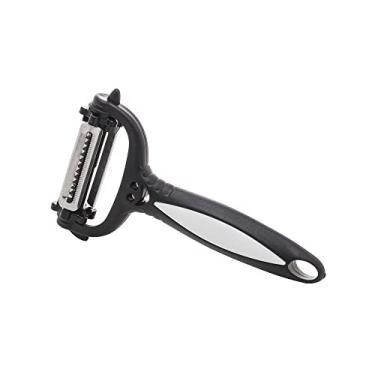 Imagem de LYOR - Descascador de Legumes de Aço Inox e Plástico Preto 15cm