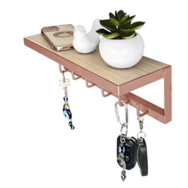 Imagem de Porta Chaves Strassis Design SD-3506 Metal e MDF Cor: Rose Gold