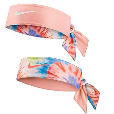 Imagem de NIKE Pink Dri-fit Printed 2.0 Reversible Tie Head - Unisex - Sweat Wicking - One Size Fits All