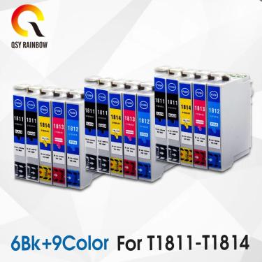 Imagem de CMYK-Cartucho de tinta para Epson  compatível com 18XL  T1811-T1814  XP205  XP305  XP322  XP315