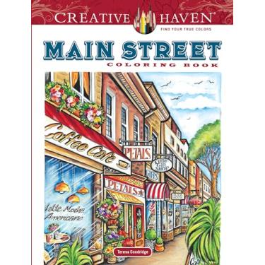 Imagem de Creative Haven Main Street Coloring Book