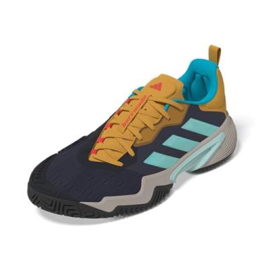 Imagem de adidas Tênis masculino Barricade Clay, Azul marinho/azul claro/vermelho brilhante, 40