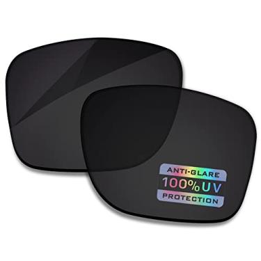 Imagem de Bowyer Lentes de reposição polarizadas para óculos de sol Oakley Gauge 8 L 62 mm - Preto