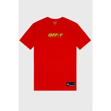 Imagem de Camiseta Streetwear Off-Y Green Logo Red-Unissex
