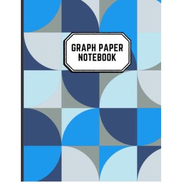 Imagem de Caderno de precisão: Papel quadriculado de 21 x 28 x 10 cm: Caderno de papel quadriculado com 120 pautas quádruplas para estudantes de matemática e ciências