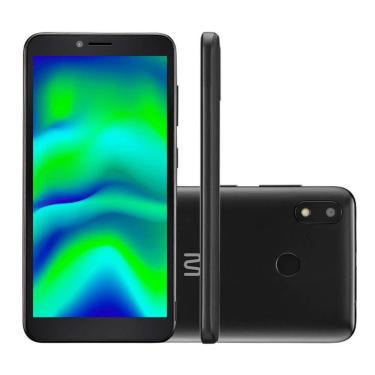 Imagem de Smartphone Multi F Pro 2 32GB Tela 5,5 4G 1GB Ram Quad Core Android 11 Go preto Bivolt