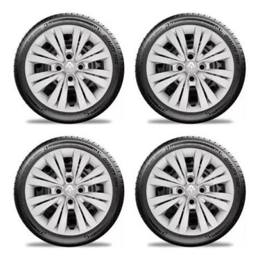 Imagem de Jogo De Calota Sandero Logan Clio De Parafuso Aro 14 G245J