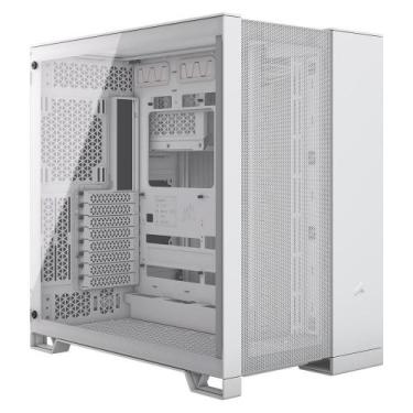 Imagem de Gabinete Gamer Corsair 6500D, Mid-Tower, E-ATX, Frente e Lateral em Vi