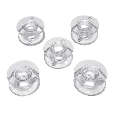 Imagem de 5 Bobinas Plástica Alta Para Máquina Singer Heavy Duty Hd6705 e HD6805