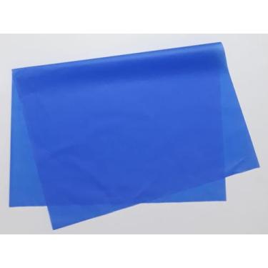 Imagem de Papel de seda 50x70 azul celeste 100% ac36 - pacote com 100 folhas - A