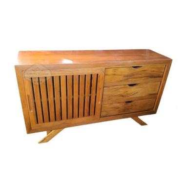 Imagem de Rack em Madeira de Demolição 140x40cm Sudeste Rústico