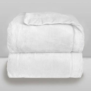 Imagem de Cobertor Donna Laço Bebê Plush Cosy, Branco, 90X110