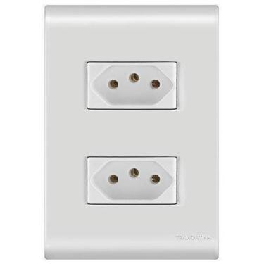 Imagem de Conjunto 1 Tomada 10A + 1 Tomada 20A - Tramontina Liz