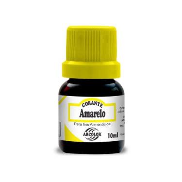 Imagem de Corante Alimentício Amarelo Líquido Arcolor 10ml - Arcólor