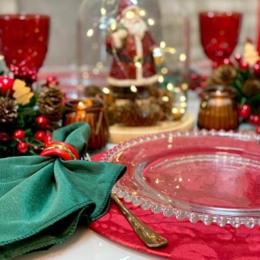 Imagem de Kit Capas de Sousplat Supla Com Guardanapos e Porta Guardanapos Para M