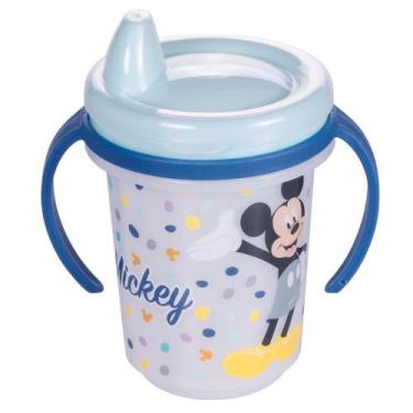 Imagem de Caneca infantil com bico e tampa 330ml Mickey Plasutil ref.7108
