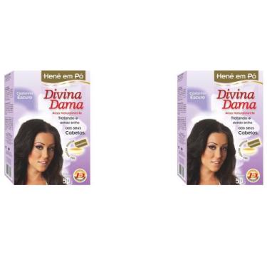 Imagem de Hene em Po Divina Dama 02x50gr Jaborandi ( Cores: Incolor, Chocolate, 