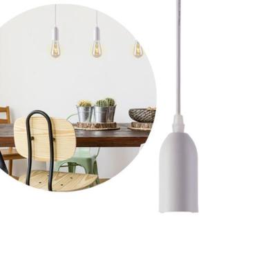 Imagem de Luminária Pendente Simples Dot Metal Vintage Soquete E27 - Taschibra, 